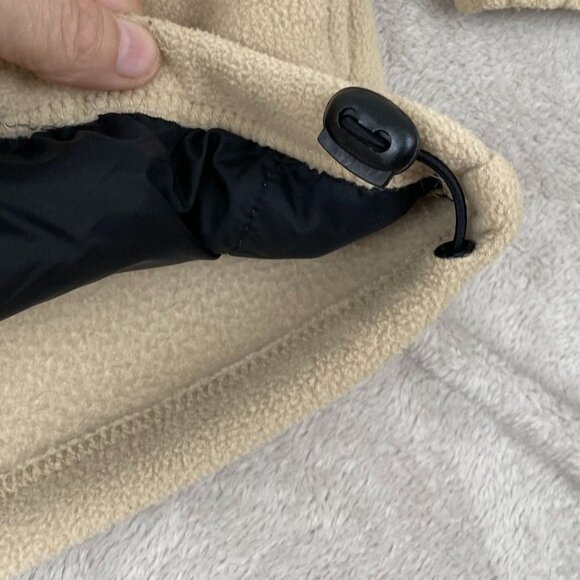 Team Realtree Mens Jacket Medium Fleece Full Zip High Neck Outdoors Beige - Picture 10 of 12